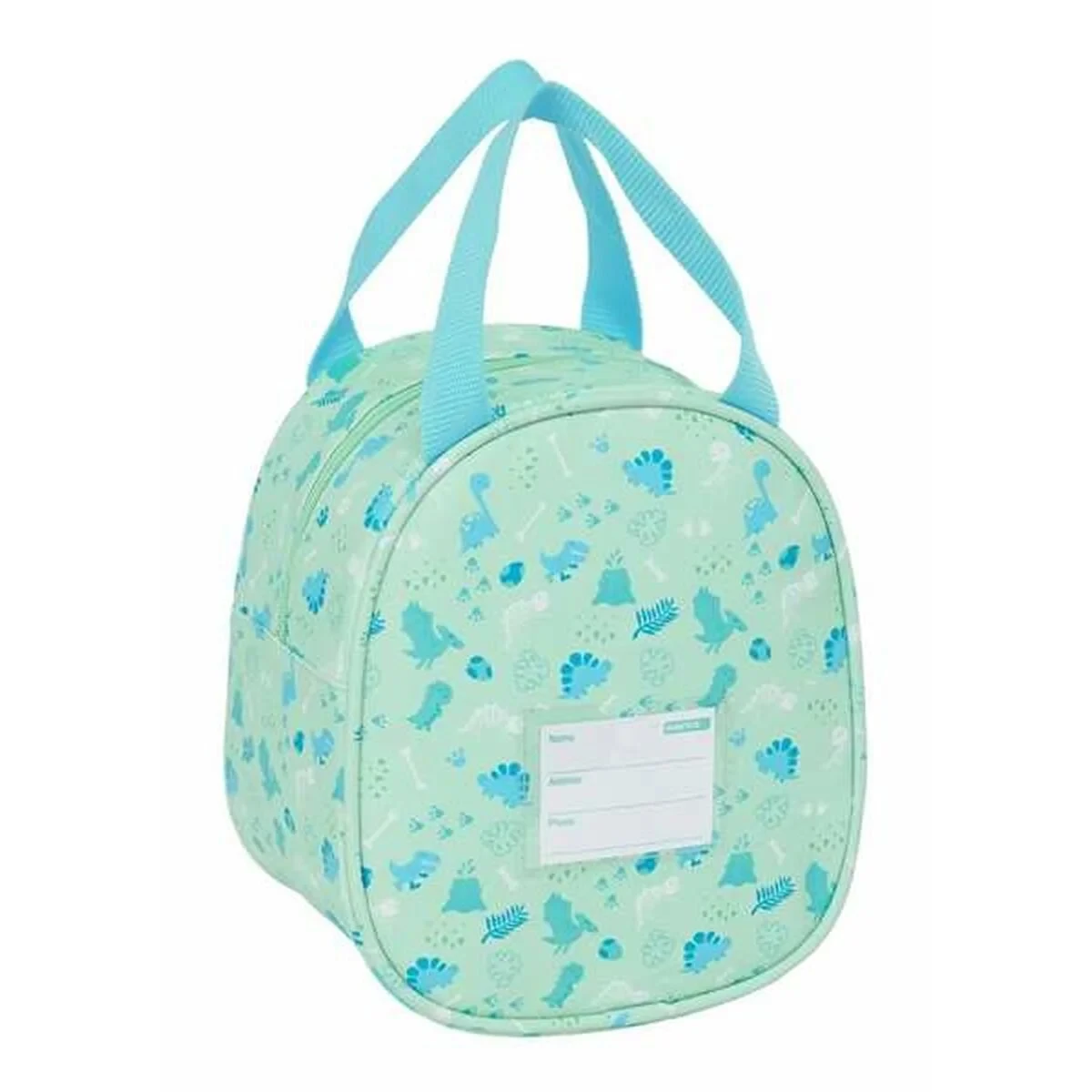 Neceser Infantil Safta Verde Dinosaurio 19 x 22 x 14 cm