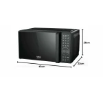 Microondas con Grill BEKO MGC20130BFB 20L Negro 1000 W