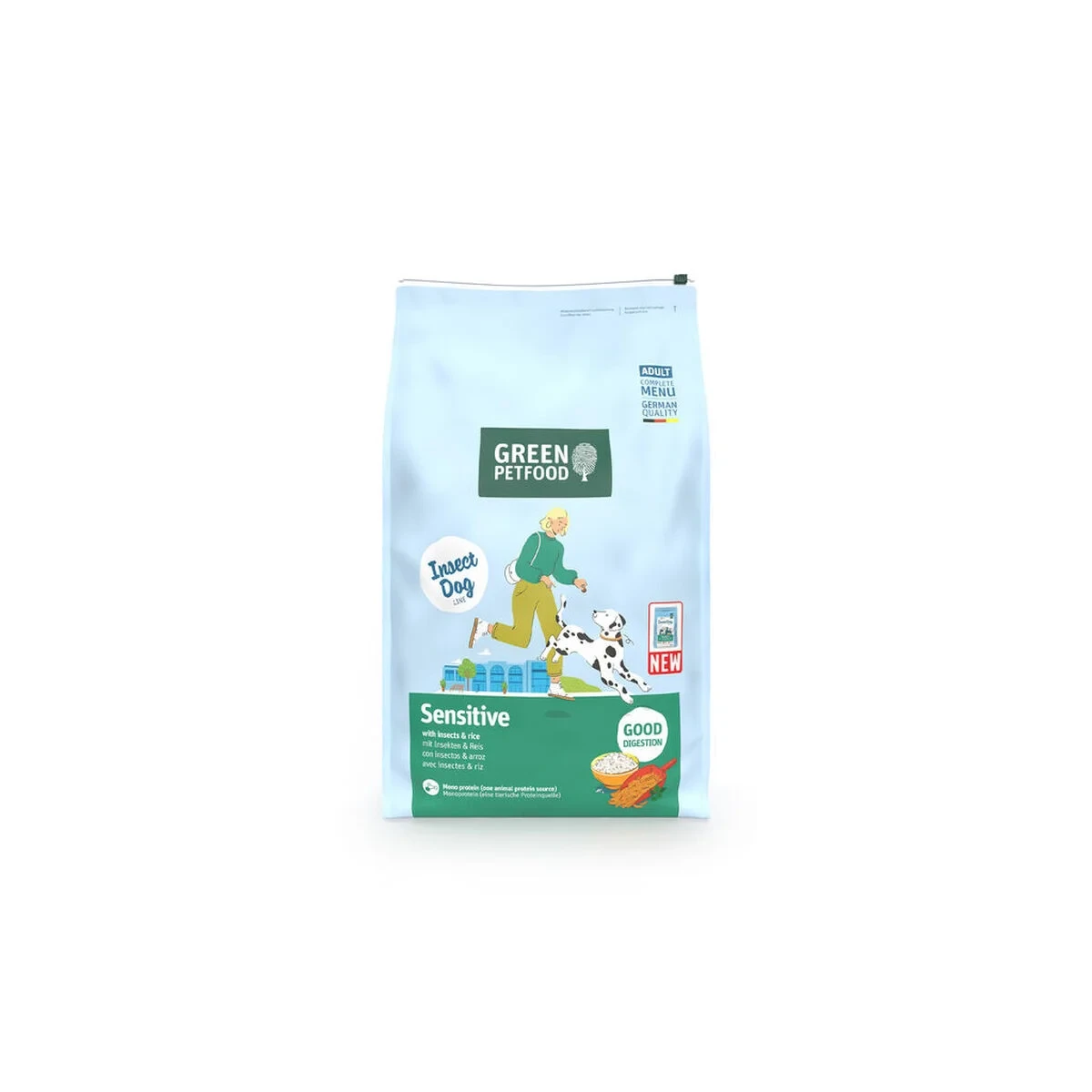 Pienso Green Petfood InsectDog Sensitive 10 kg Arroz