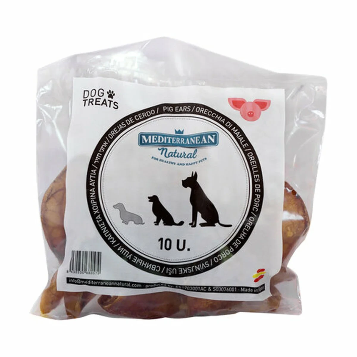 Snack para Perros Mediterranean Natural Pig's ears