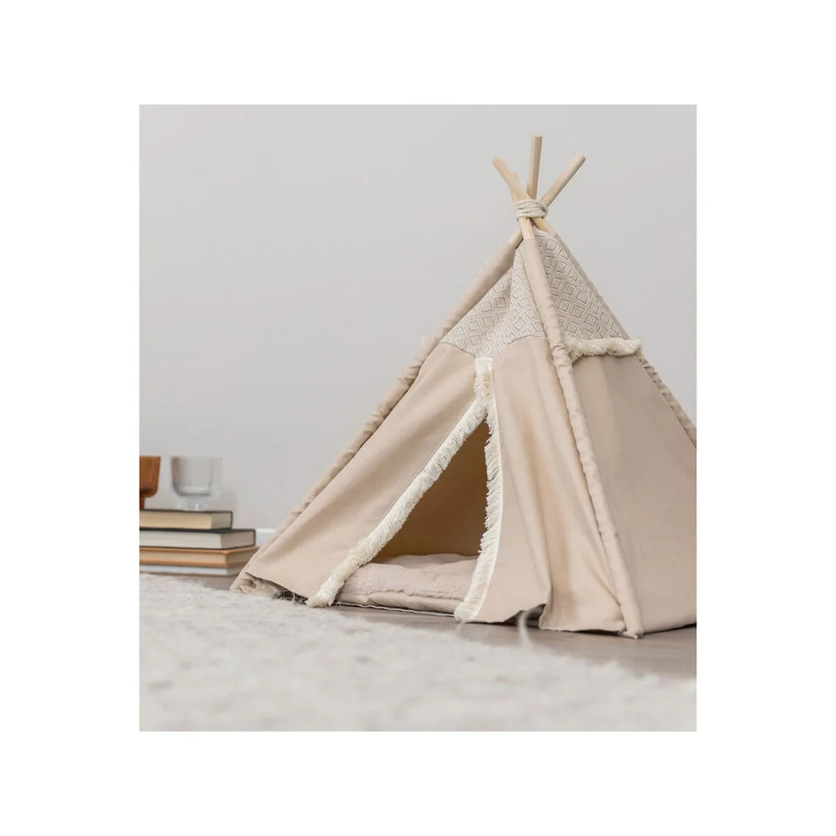 Cama para mascota Trixie Beige 55 × 65 × 55 cm