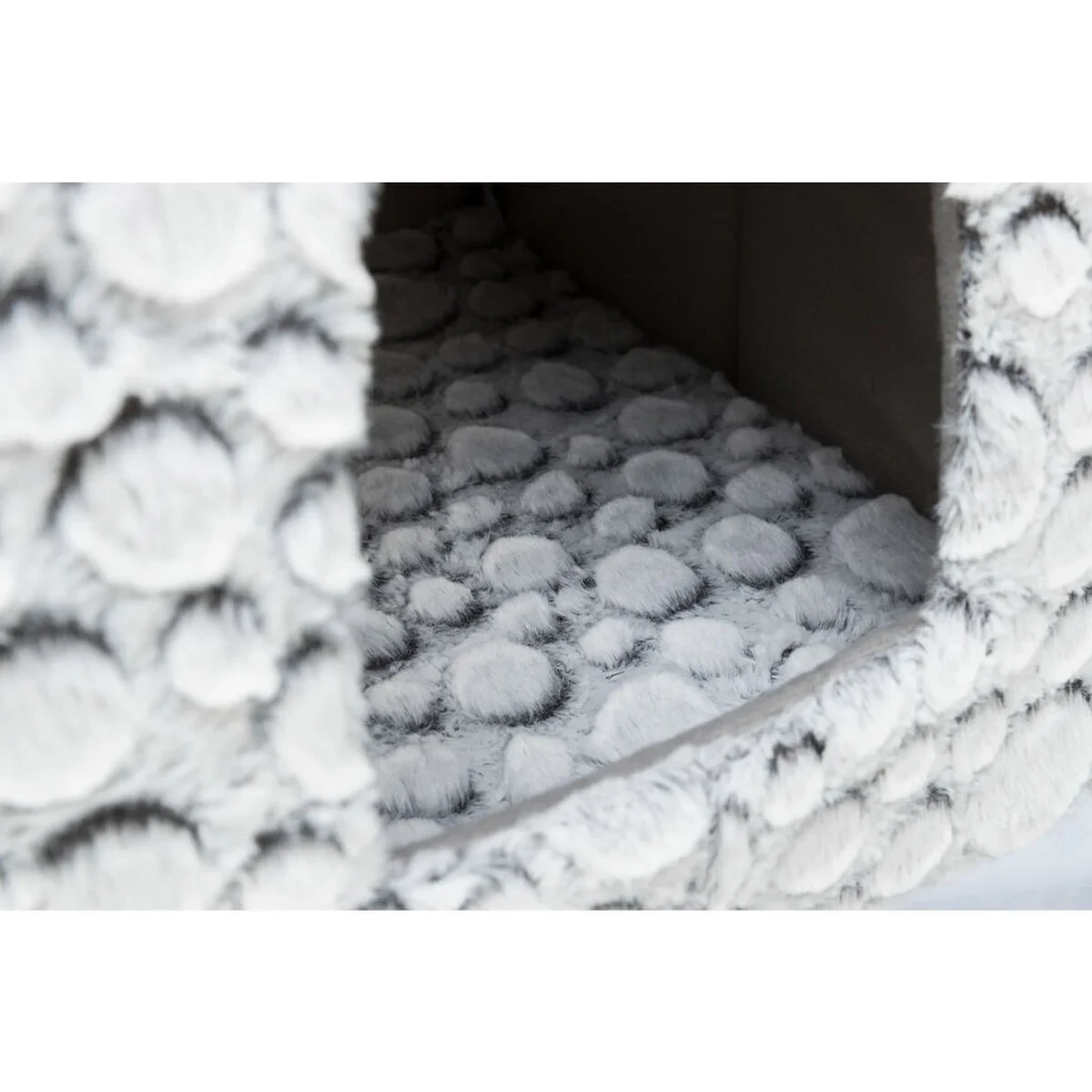 Caseta Trixie Blanco Gris 32 × 42 × 32 cm