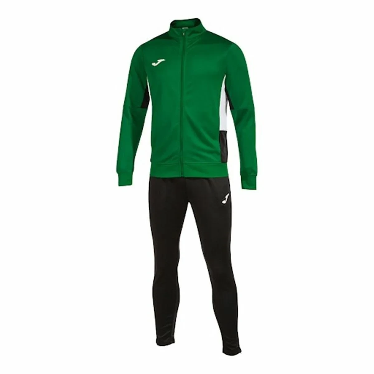 Chándal para Adultos Joma Sport Danubio II Negro Verde Infantil Hombre 2 Piezas