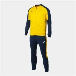 Chándal para Adultos Joma Sport Eco Championship Amarillo Azul marino Infantil Hombre 2 Piezas
