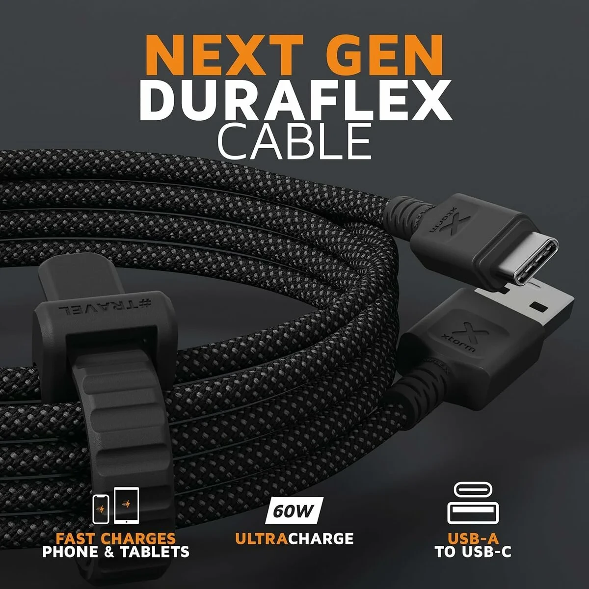 Cable USB Xtorm CX3051 Negro 1,5 m