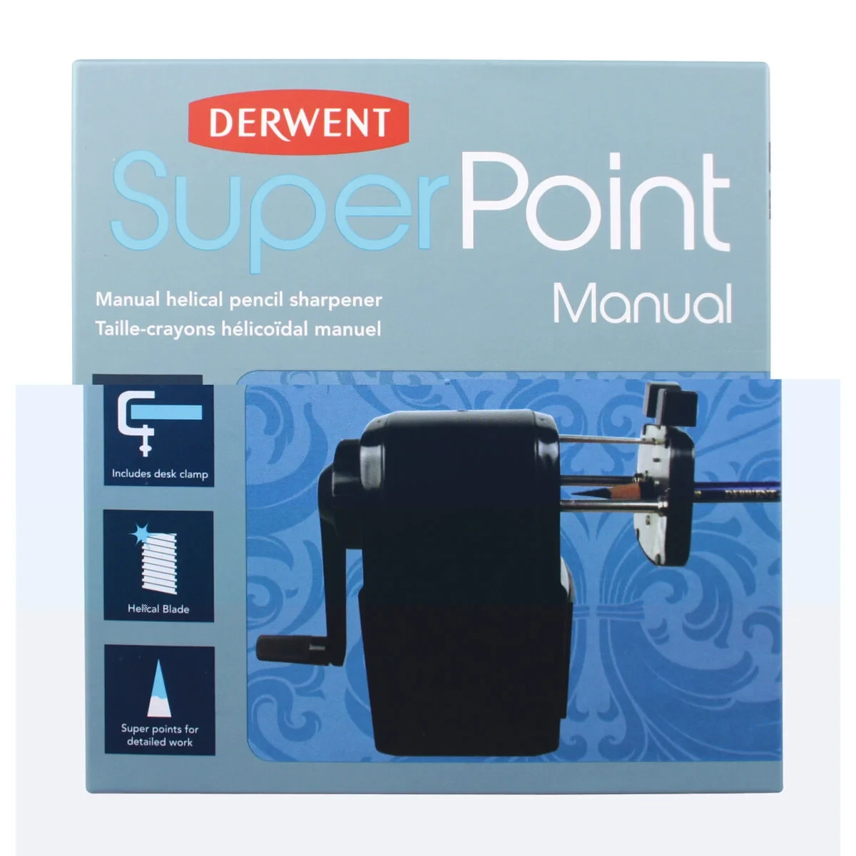 Sacapuntas DERWENT Super Point Negro Metal