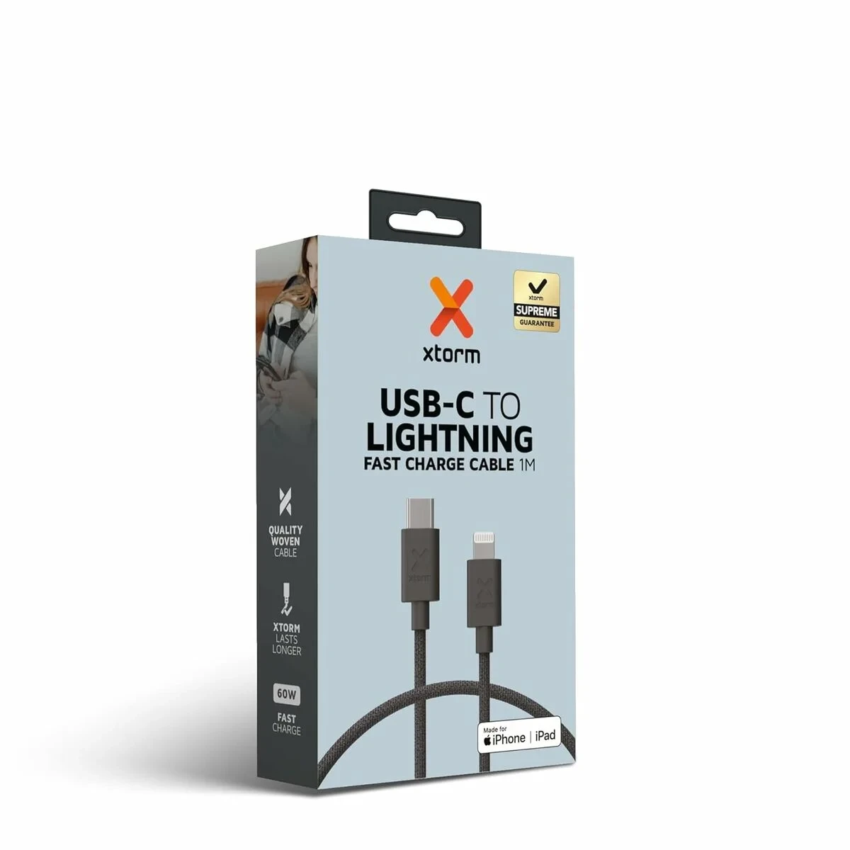 Cable USB Xtorm CXG2031 Negro