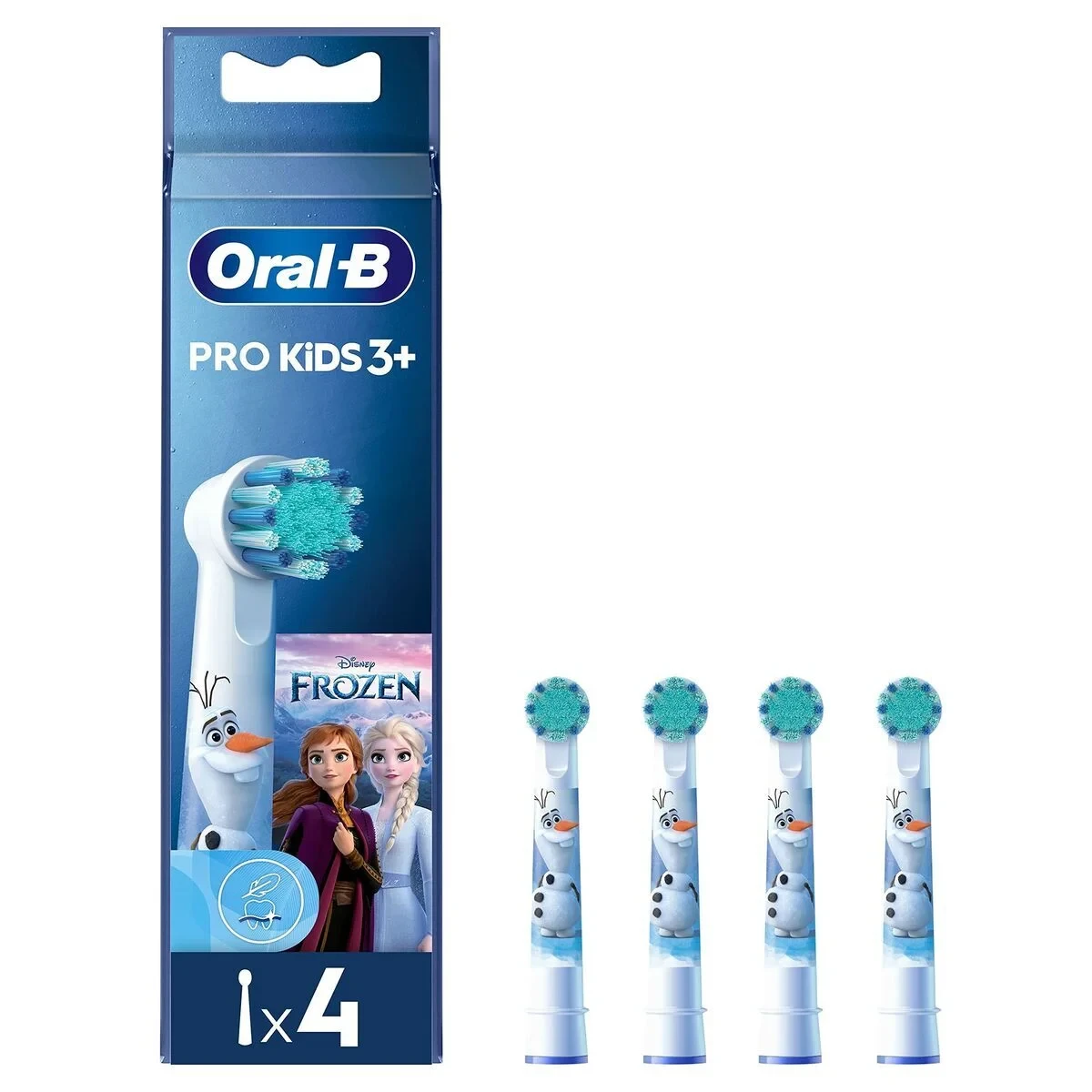 Cabezal de Recambio Oral-B EB10 4 FFS FROZEN II Morado (4 Unidades)