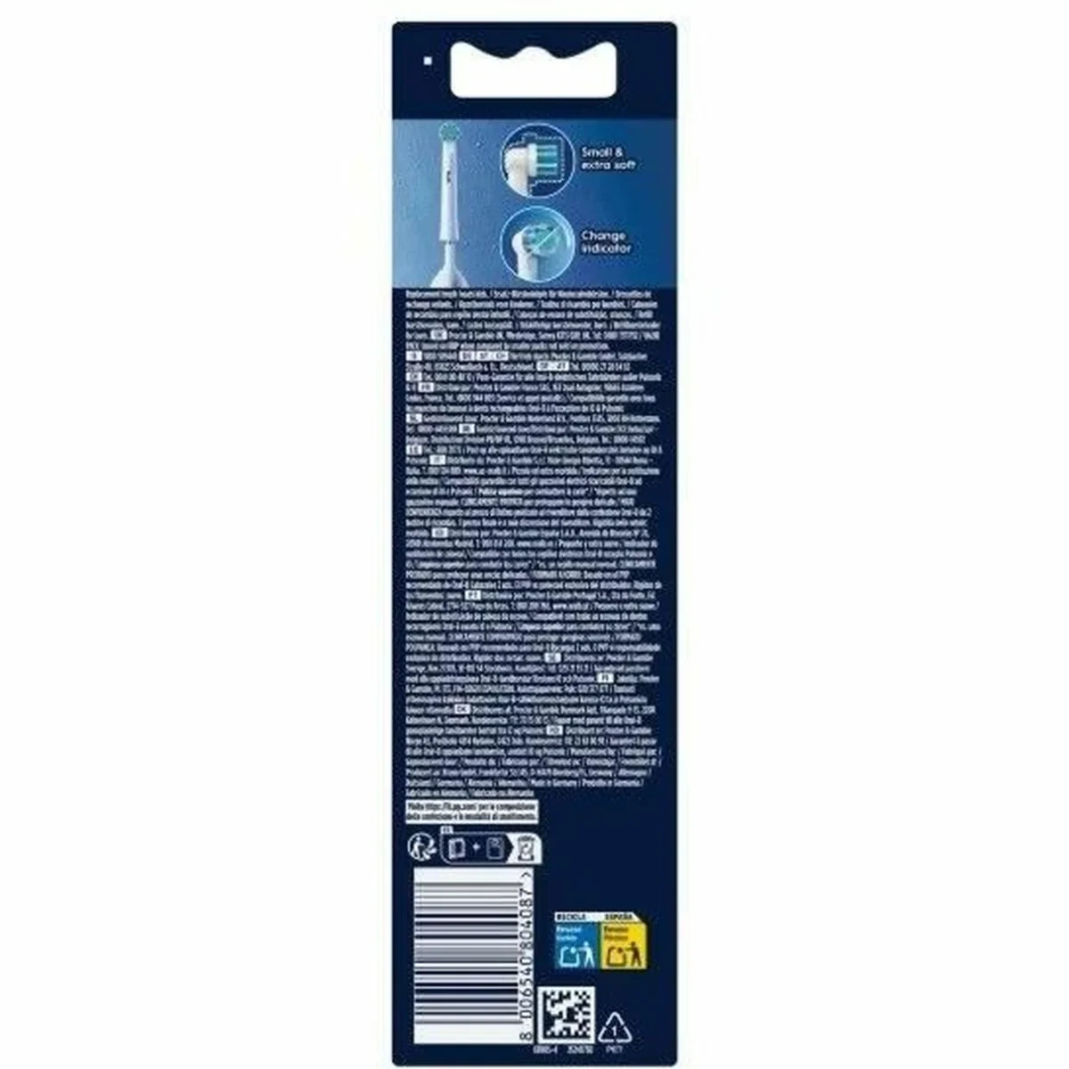 Cabezal de Recambio Oral-B EB10 4 FFS FROZEN II Morado (4 Unidades)