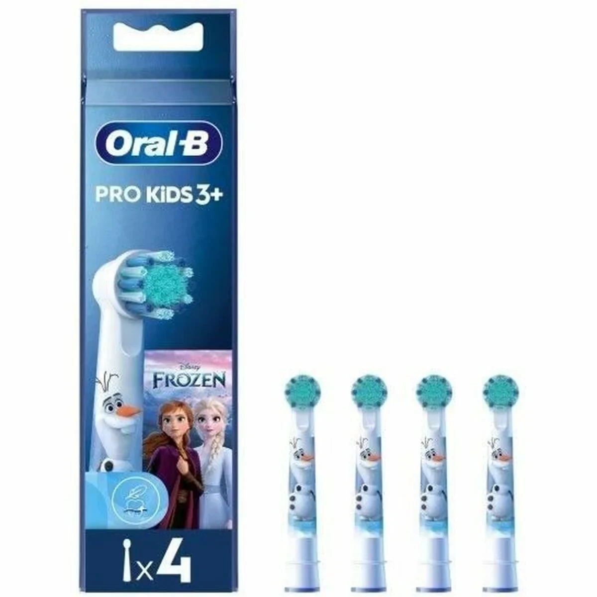 Cabezal de Recambio Oral-B EB10 4 FFS FROZEN II Morado (4 Unidades)