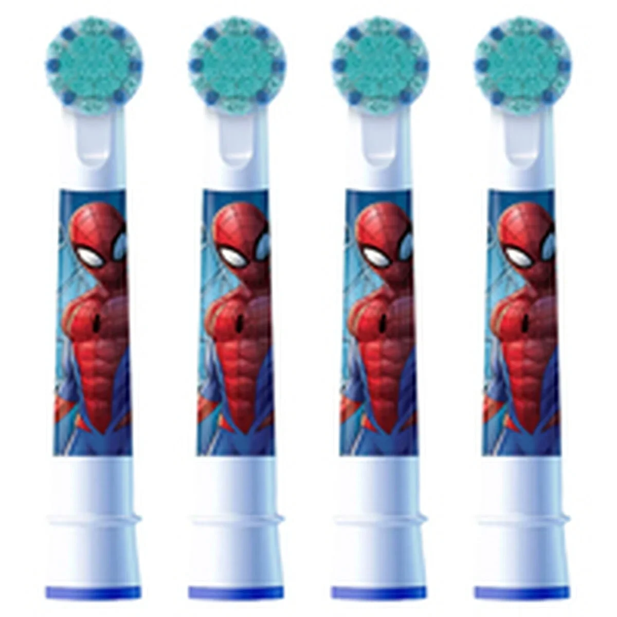 Recambio para Cepillo de Dientes Eléctrico Oral-B EB10 4 FFS SPIDERMAN (4 Unidades)