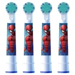Recambio para Cepillo de Dientes Eléctrico Oral-B EB10 4 FFS SPIDERMAN (4 Unidades)