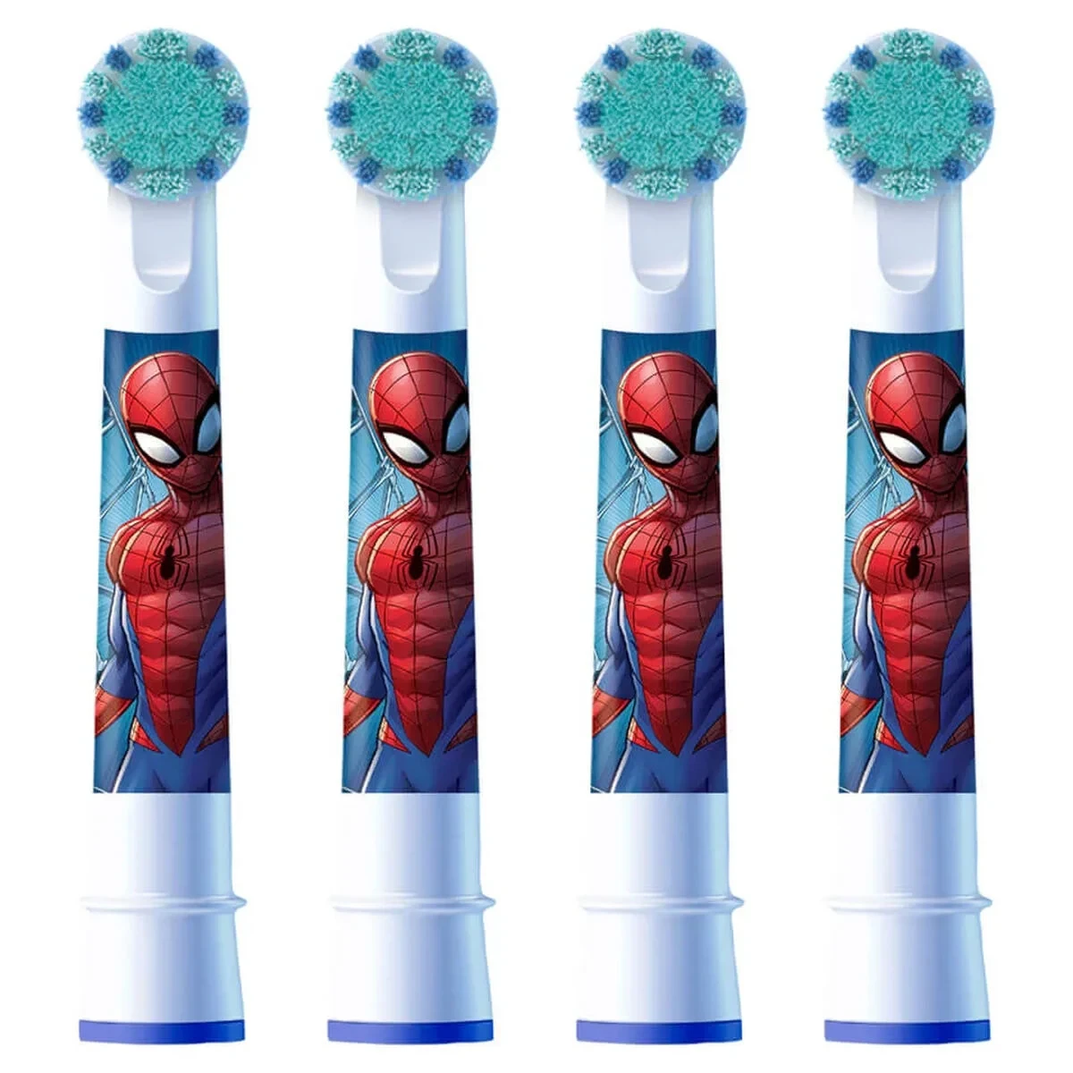 Recambio para Cepillo de Dientes Eléctrico Oral-B EB10 4 FFS SPIDERMAN (4 Unidades)