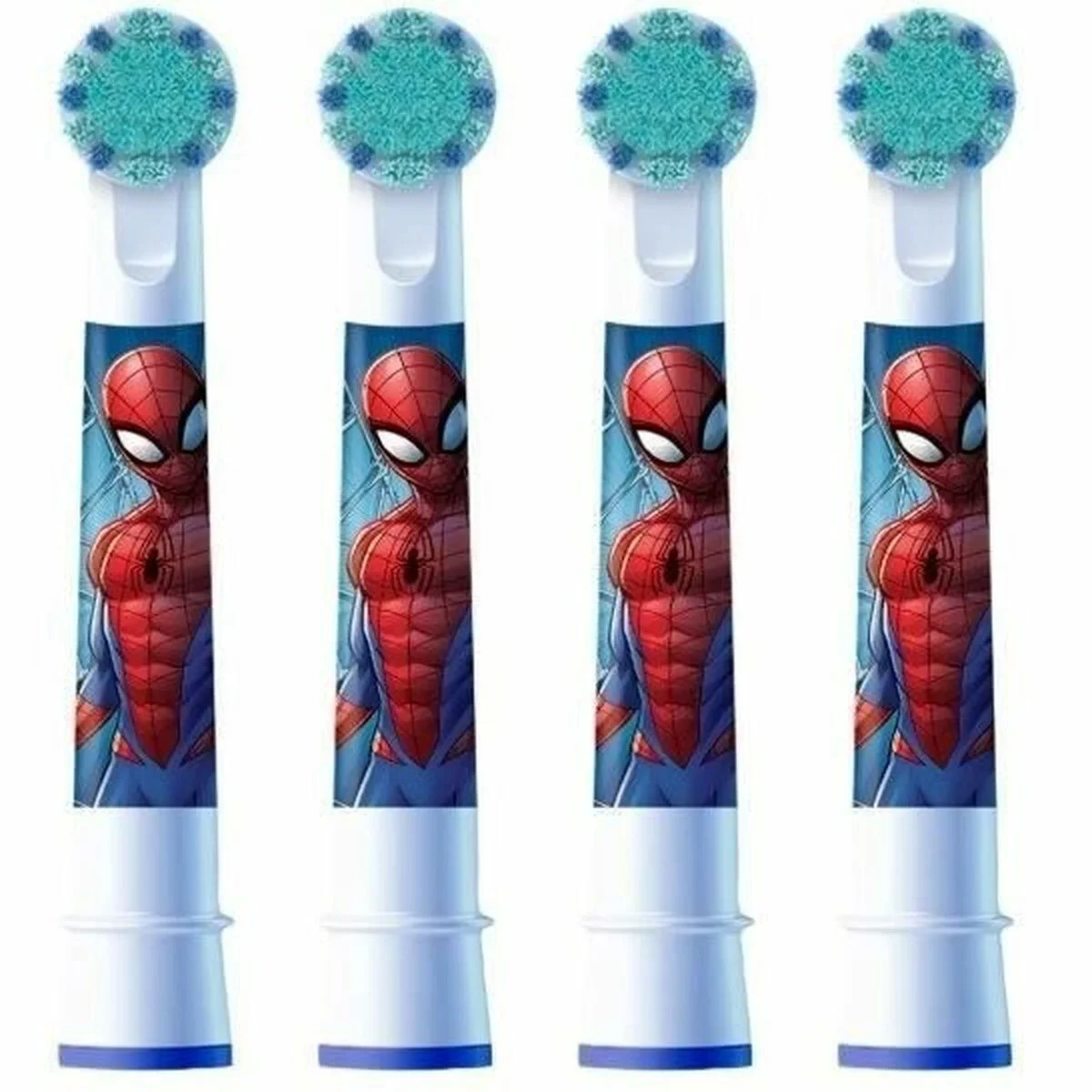 Recambio para Cepillo de Dientes Eléctrico Oral-B EB10 4 FFS SPIDERMAN (4 Unidades)