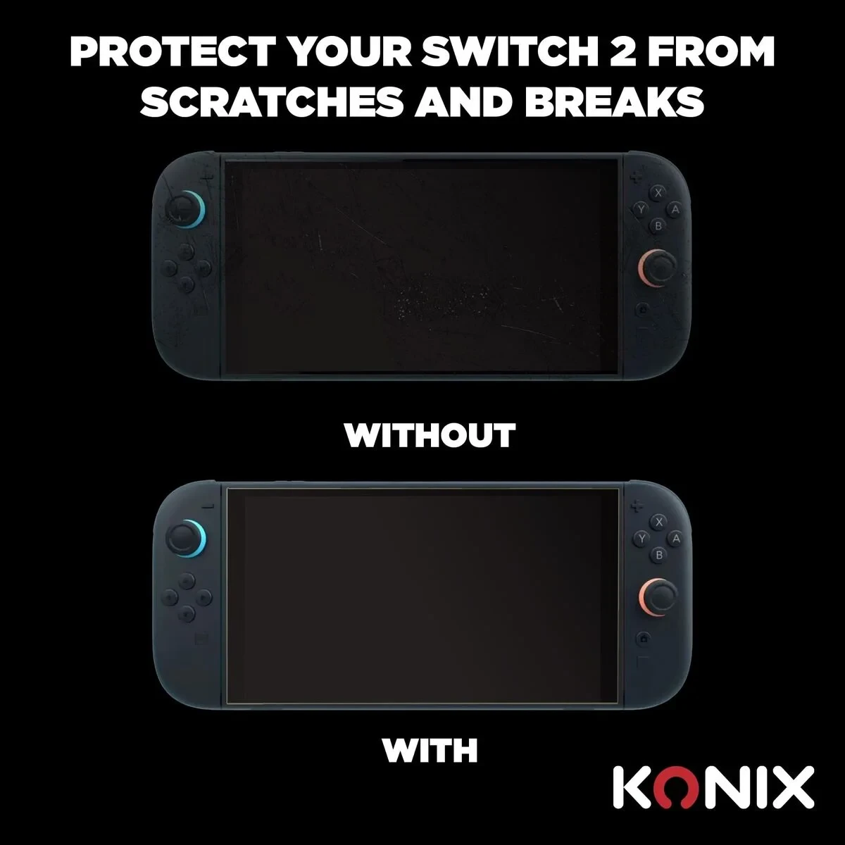 Protector de Pantalla para Nintendo Switch 2 KONIX