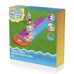 Bestway Pista Deslizante con Hinchables Doble Animales Llama 488x138 cm +3 Años Jardin 52320