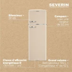 Frigorífico combinado Severin RKG8985     167