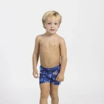 Bañador Boxer Para Niños Stitch Azul oscuro