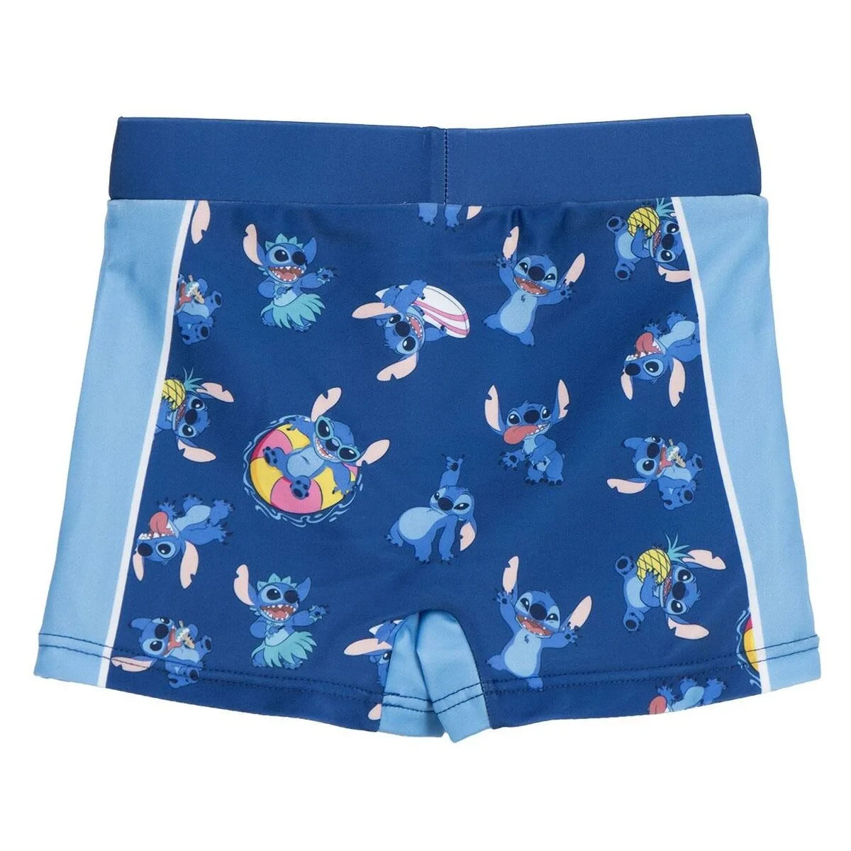 Bañador Boxer Para Niños Stitch Azul oscuro