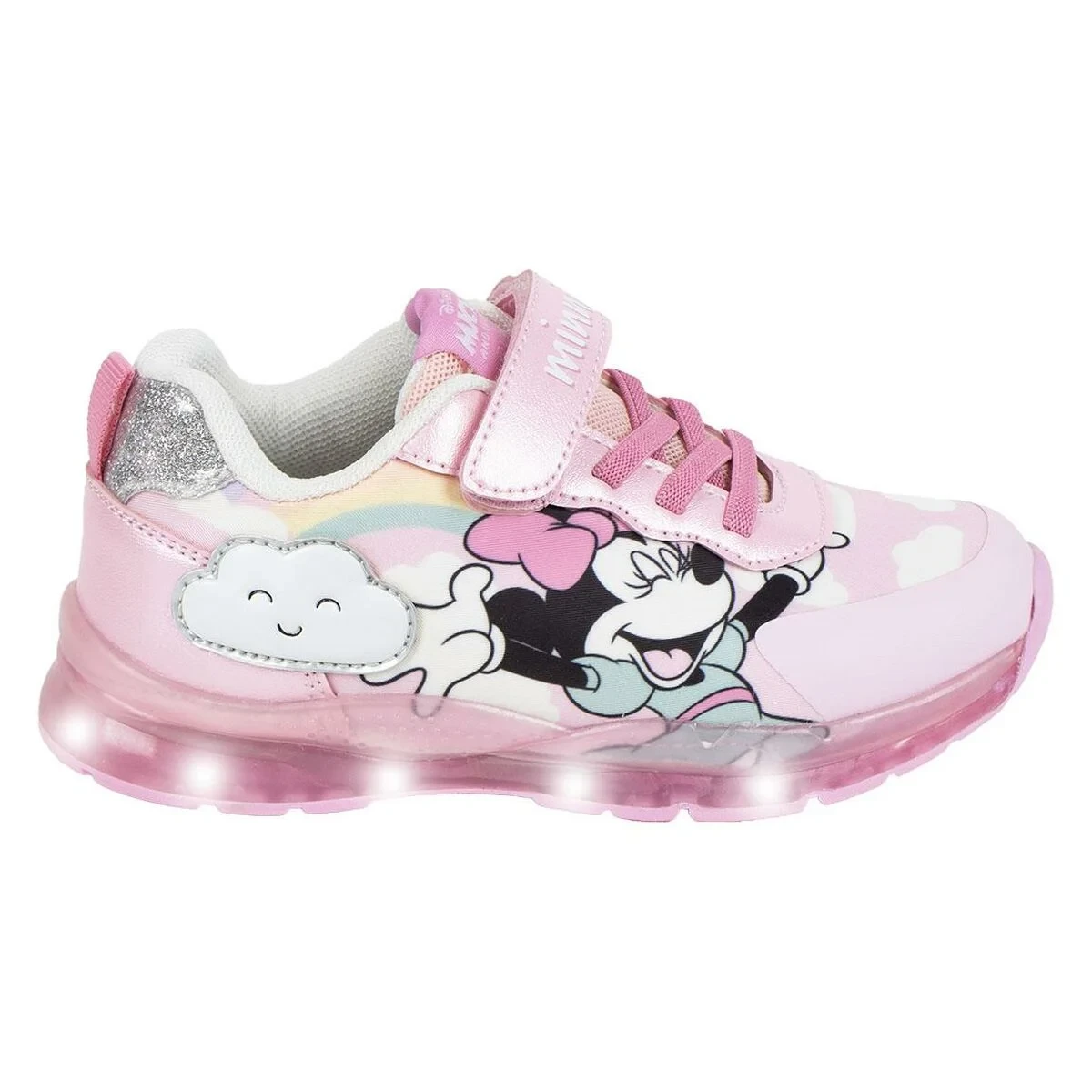 Zapatillas Deportivas con LED Minnie Mouse