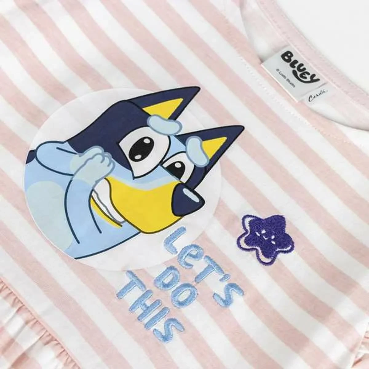 Vestido Bluey Rosa Niña