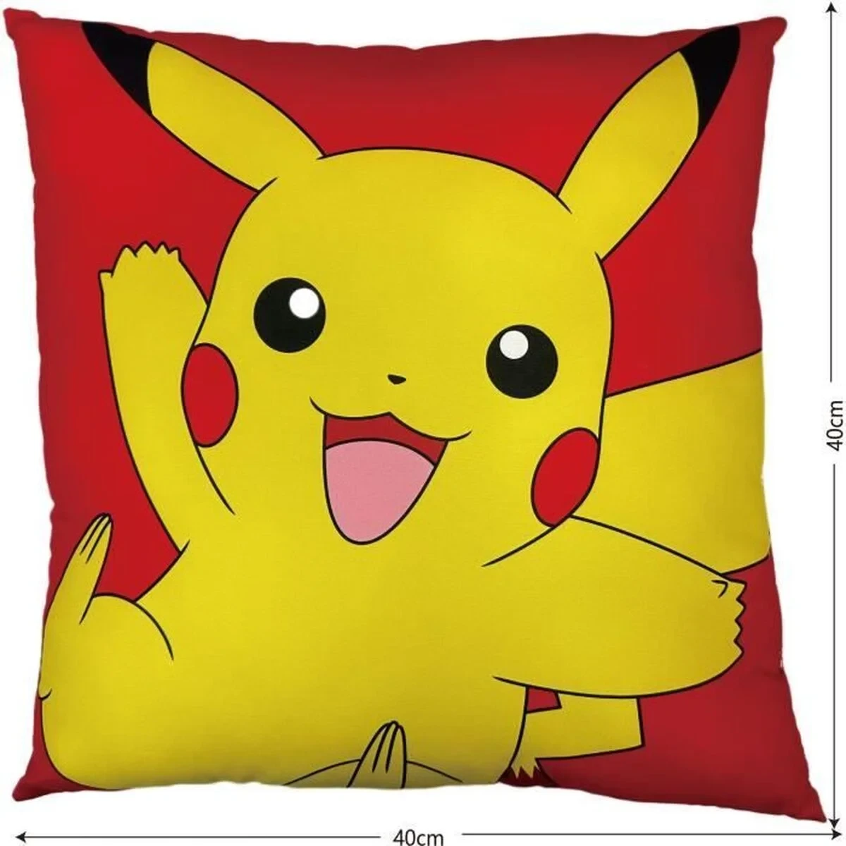 Cojín Pokémon 41 x 3 x 39 cm Amarillo Azul Poliéster Infantil