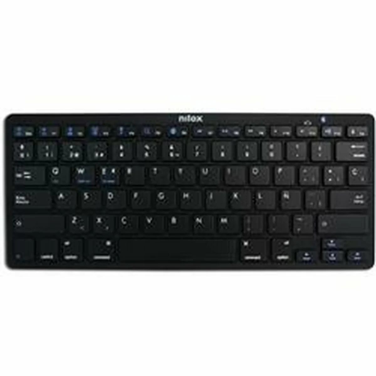 Teclado Nilox NXKB01B Negro Qwerty Español