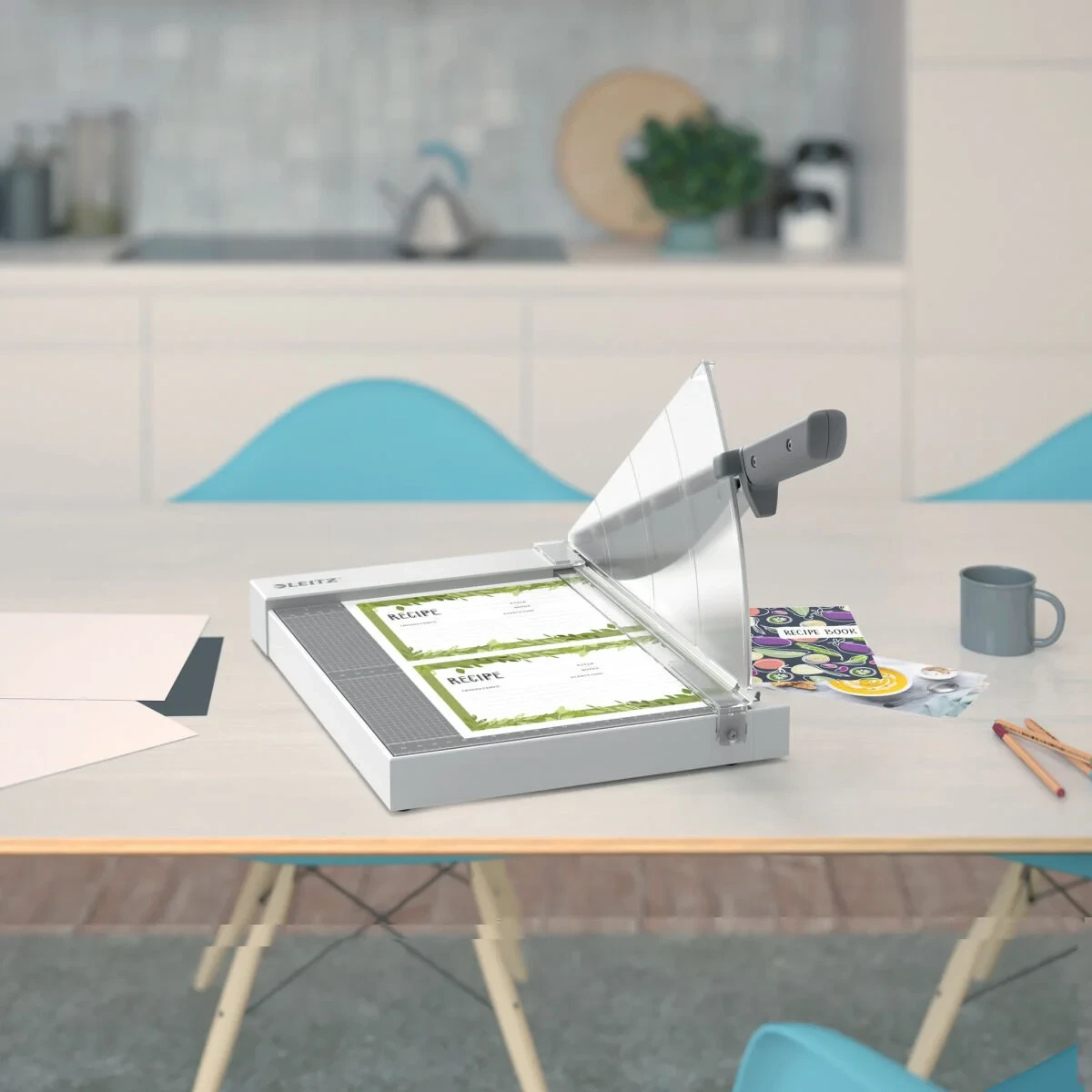 Guillotina Leitz Precision Home A4 Acero Inoxidable Plástico Gris