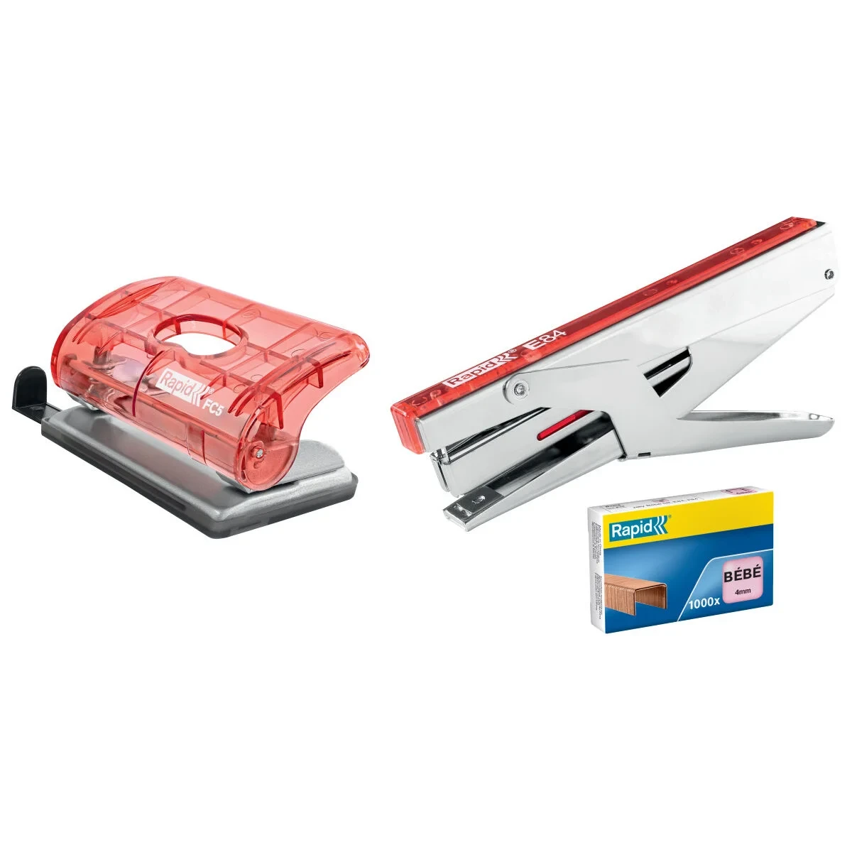 Perforadora Rapid Rapid Colour'Breeze FC5 Coral