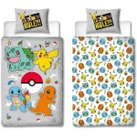 Juego de funda nórdica Pokémon Gris Cama de 140 2 Piezas