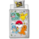 Juego de funda nórdica Pokémon Gris Cama de 140 2 Piezas