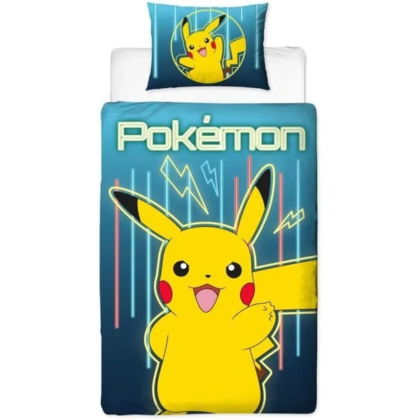 Juego de funda nórdica Pokémon Amarillo Cama de 140 2 Piezas