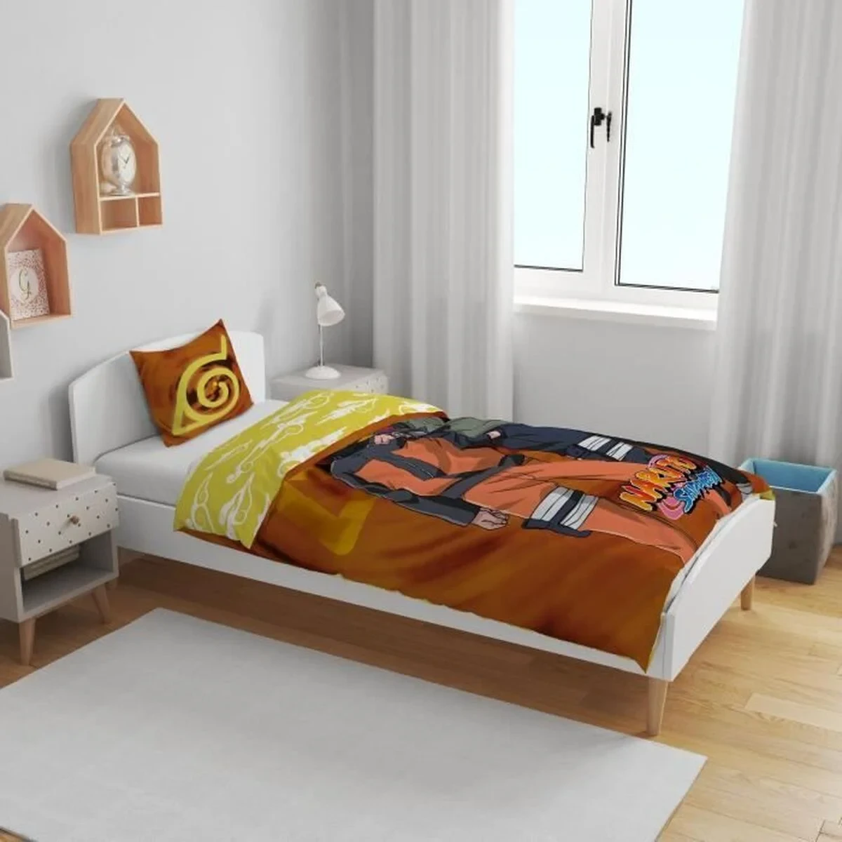 Juego de funda nórdica Naruto Multicolor Cama de 140 2 Piezas