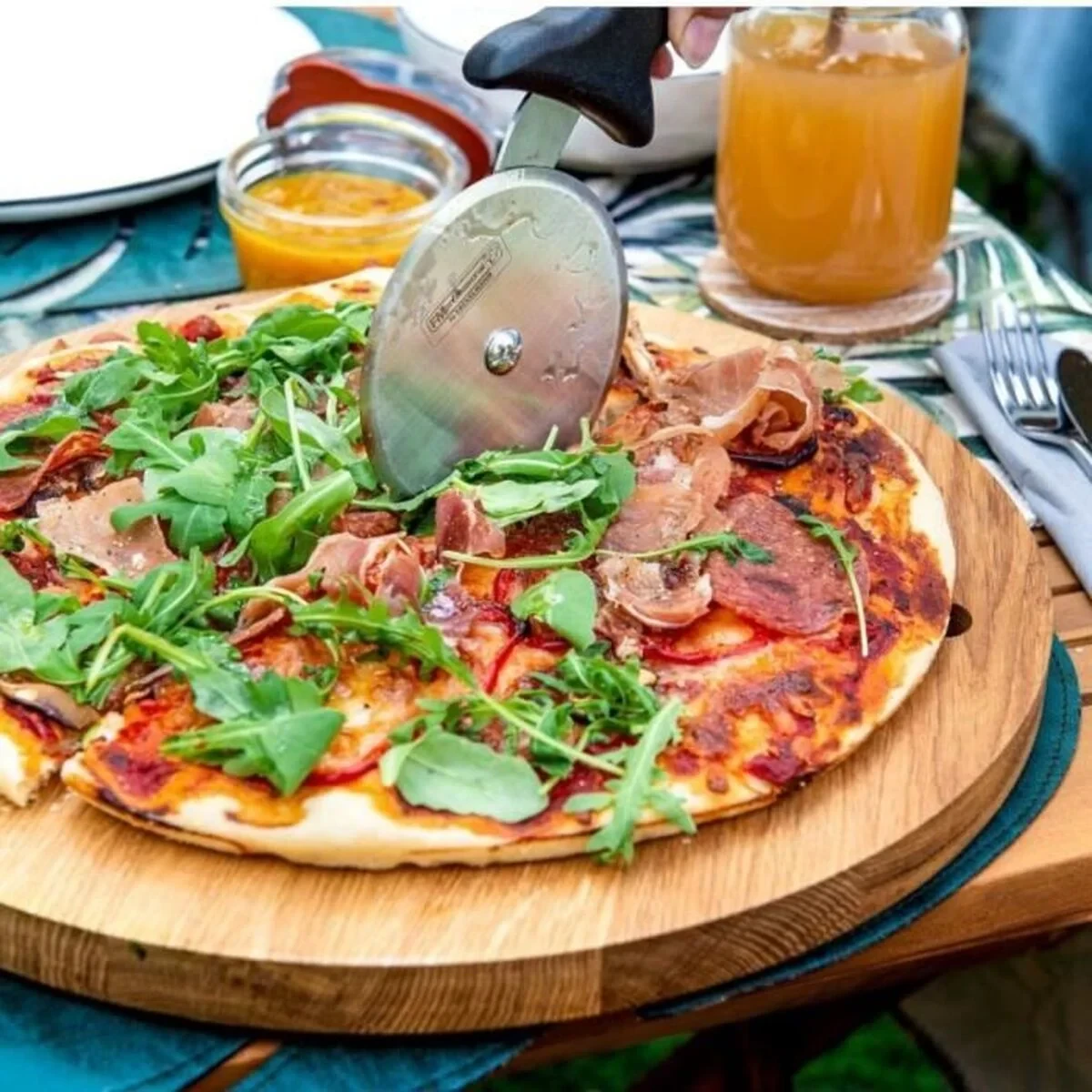 Set de Cocina FM Professional Acero Inoxidable Pizza 2 Piezas