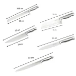 Set de Cuchillos Nirosta Acero Acero Inoxidable