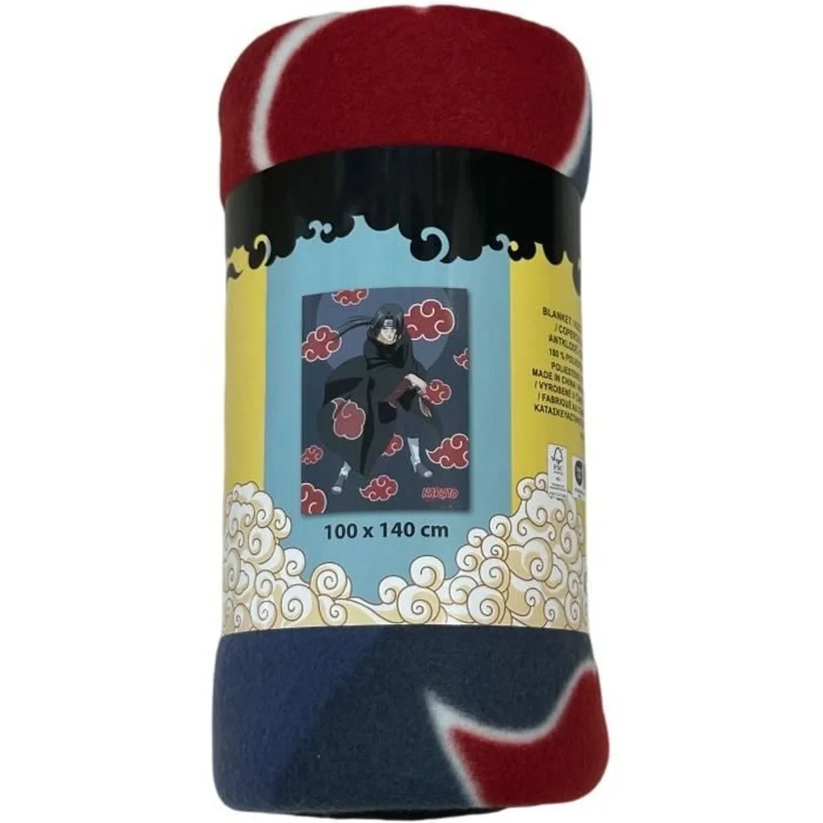 Manta Naruto Negro Animales