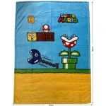 Manta Mario Bros 24 x 14 x 26 cm Negro Animales