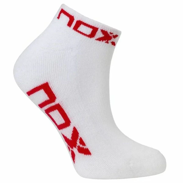 Calcetines Deportivos Nox Logo Blanco 35-39