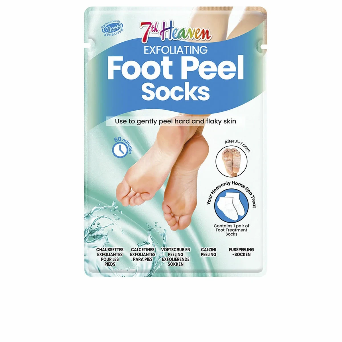 Crema de Pies Hidratante 7th Heaven FOOT PEEL (1 unidad)