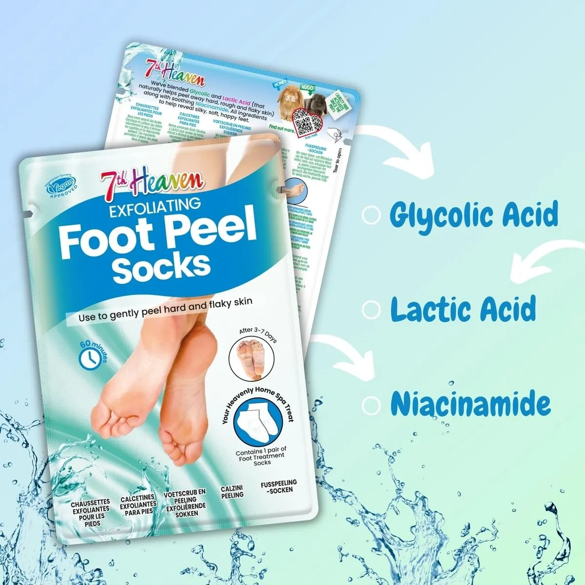Crema de Pies Hidratante 7th Heaven FOOT PEEL (1 unidad)
