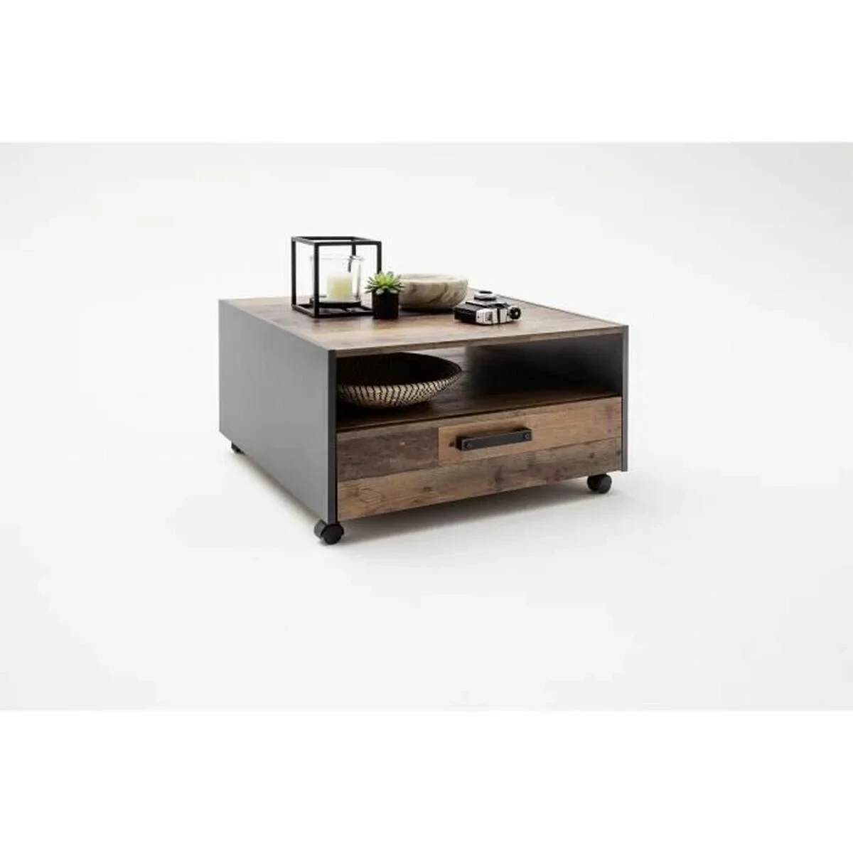 Mesa de Centro Trendteam Gris 70 x 70 x 40 cm