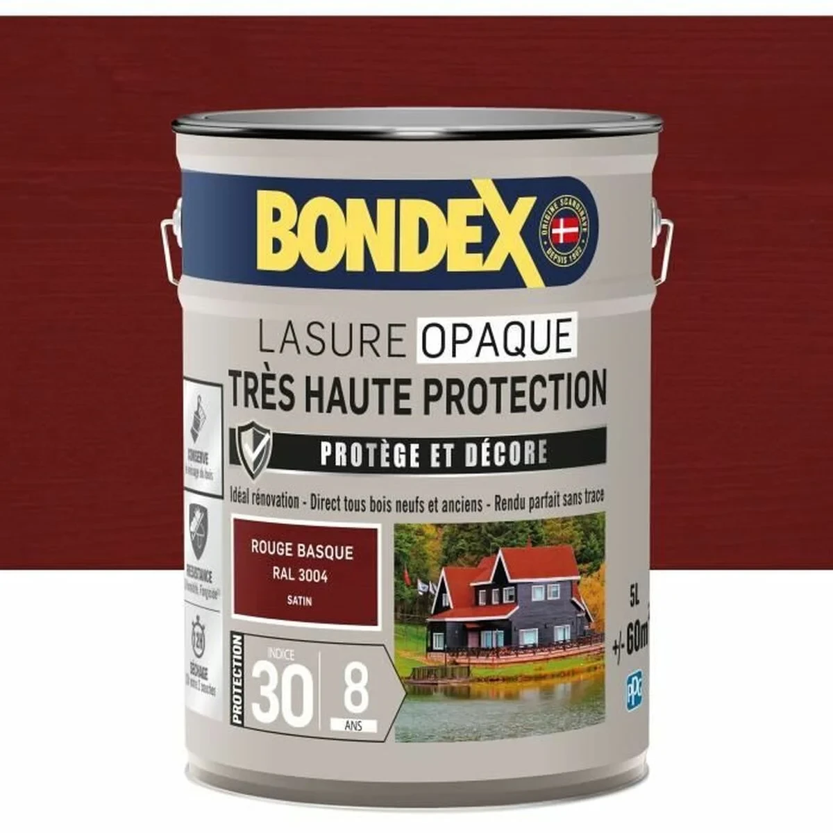 Pintura de Imprimación Bondex rouge Satinado 5 L