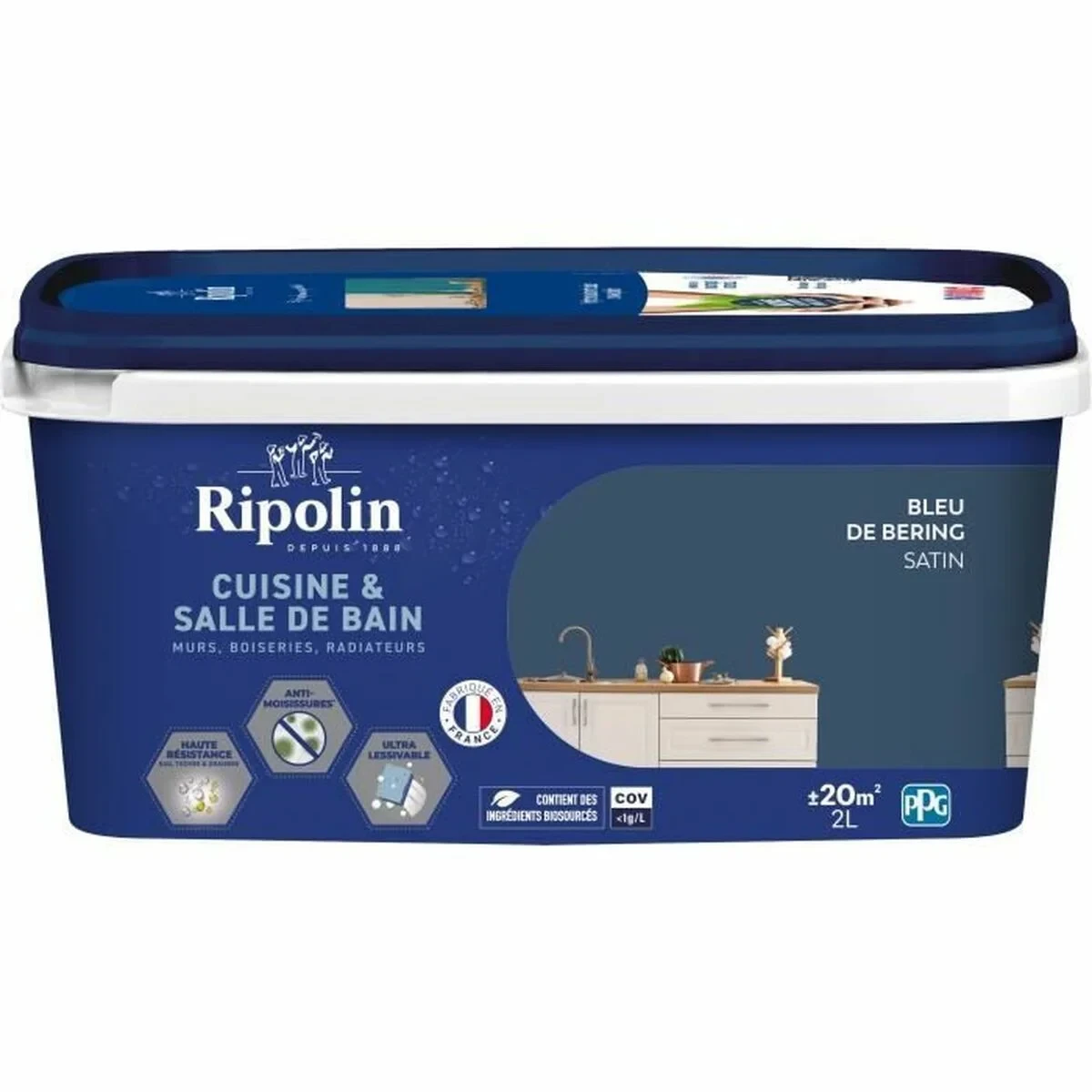 Pintura de Imprimación Ripolin Azul Satinado 2 L