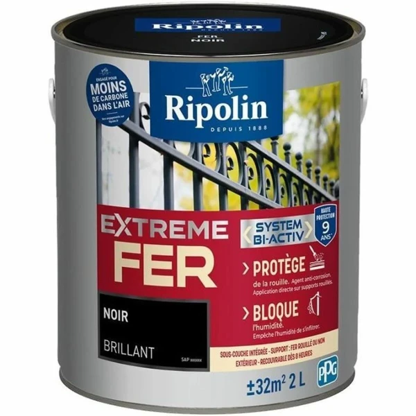 Pintura de Imprimación Ripolin noir 2 L