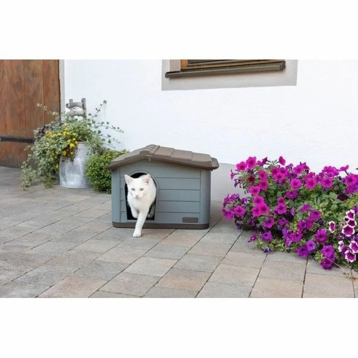 Caseta Kerbl Gris 100 % Reciclado