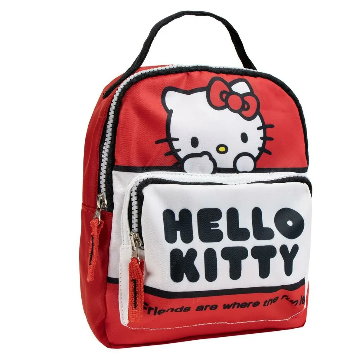 Mochila Escolar Hello Kitty Rojo 19,0 x 23,0 x 8,0 cm