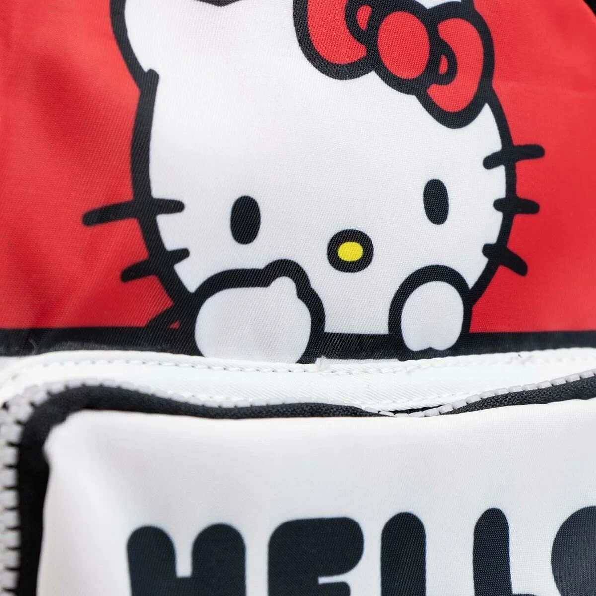 Mochila Escolar Hello Kitty Rojo 19,0 x 23,0 x 8,0 cm