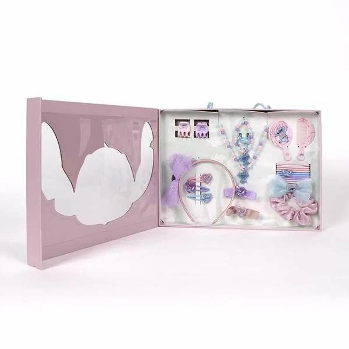 Accesorios para el Pelo Stitch Rosa 24 Piezas