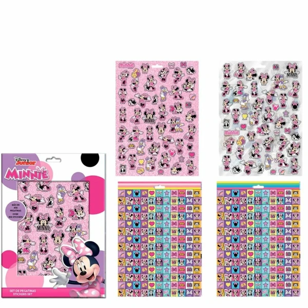 Pegatinas Minnie Mouse Rosa