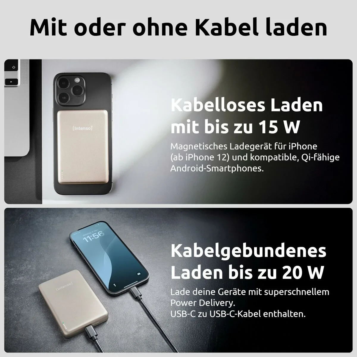 Powerbank INTENSO 7344031 Champán Champagne 50 W 10000 mAh